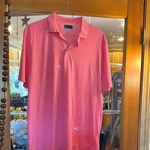 PGA Tour Pink Polo Shirt Classic Style​